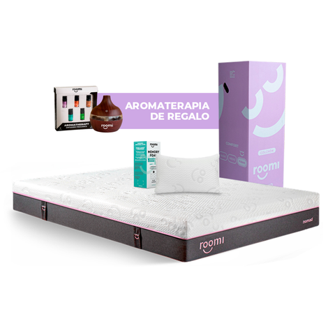 Colchón Nomad + Almohada Ajustable + Difusor + Kit De Aceites