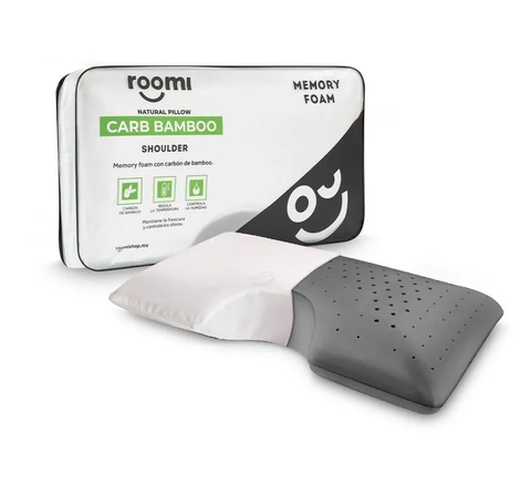 Almohada shoulder roomi carbón bambú
