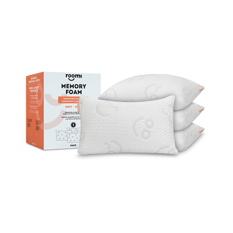 4 Pack Almohada ajustable roomi