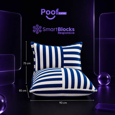 PUFF IN A BOX ROOM MIDNIGHT NAVY