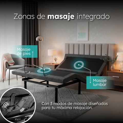 Cama Eléctrica Roomi Plus Lumbar