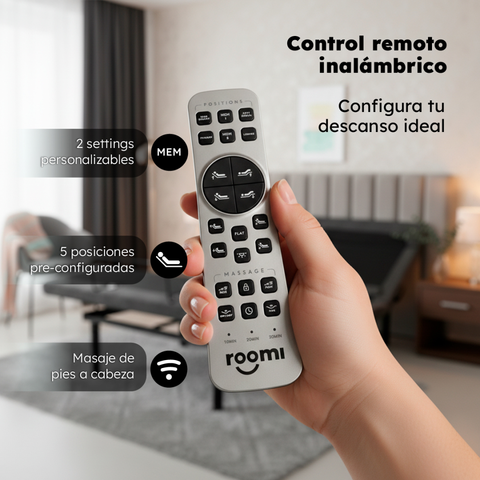 Cama Eléctrica Roomi Plus Lumbar