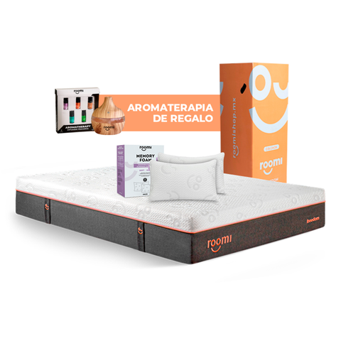 Colchón Freedom + Almohada Ajustable + Difusor + Kit De Aceites
